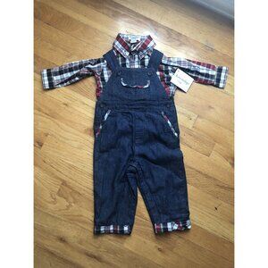 Kitestrings Brand New Overall Outfit 6-9 M